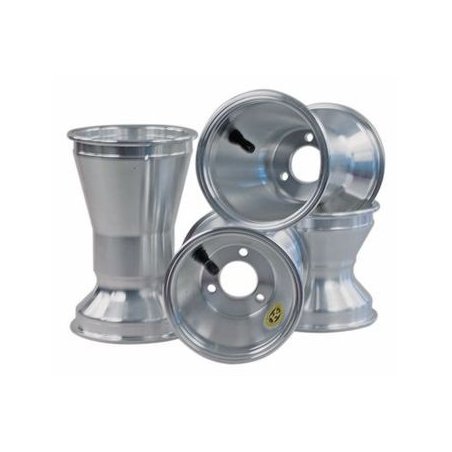 Set velgen 130/210 AMV Wheel, magnesium, zwart, open