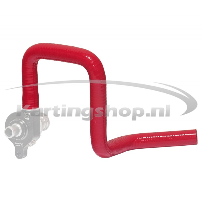 New-Line curved water hose Vermelho