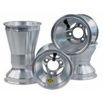 Set velgen 132/212 Douglas Wheel, magnesium, zwart, open