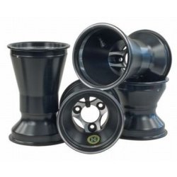 Set velgen 130/210 AMV Wheel, Racing, Zwart, open