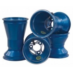 Llantas de aluminio 130/210 conjunto AMV, Carreras azul abierto,