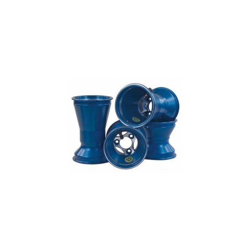 Set velgen 130/210 AMV Wheel aluminium, Racing, Blauw, open