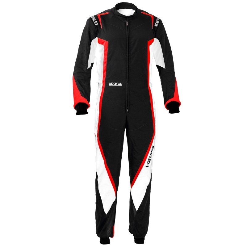 Sparco Kerb Kart overalls Sort-White-Rød