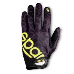 Sparco Meca III Handschuhe Schwarz-Fluo Gelb