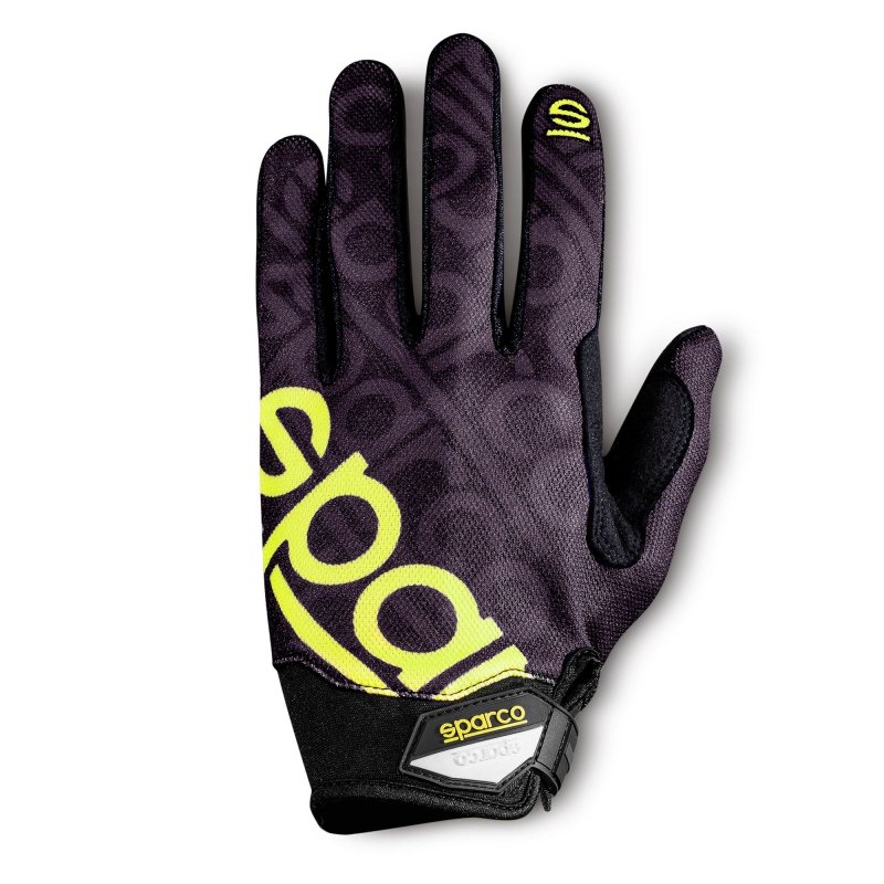 Sparco Meca III Handschuhe Schwarz-Fluo Gelb