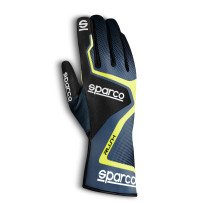 Sparco Rush Kart Handsker Grey-Sort Fluo Yellow