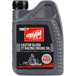 VROOAM Castor Blend EVO 2T Kart Corrida Oil
