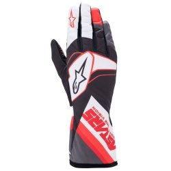 Alpinestars Tech 1-K Race V2 hansker Svart-Hvit-Antrasitt-Rød