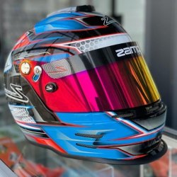Zamp RZ 42 Children's kart helmet Orange-Blue – Kart Racing Perfo