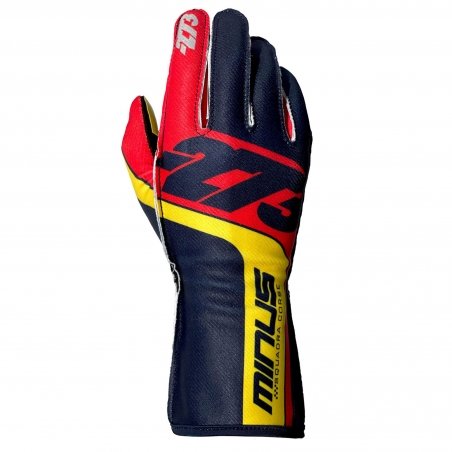 Minus 273 GP-R gloves Navy-Fluo-Orange-Yellow | Kart Racing
