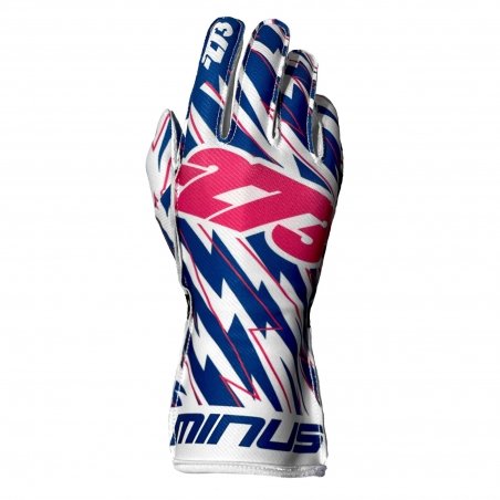 Guantes Minus 273 BLITZ Blanco-Azul-Morado