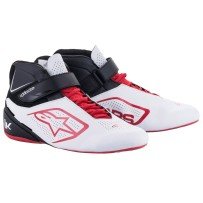 Alpinestars Tech 1-K V2 kart schoenen Zwart-White-Rood