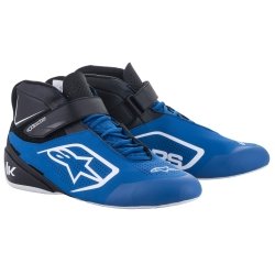 Scarpe da kart Alpinestars Tech 1-K V2 Blu-Nero-Bianco