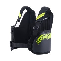 Alpinestars Bionic Kids Ribbebeskytter Svart-Fluo Gul
