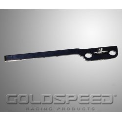 Guldspeed exhaust bracket 30×92mm Sort