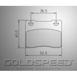 Set remblokken Wildkart van Goldspeed Racing -413