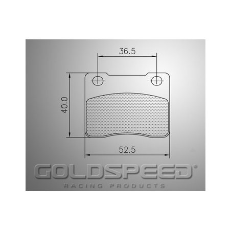 Set remblokken Wildkart van Goldspeed Racing -413