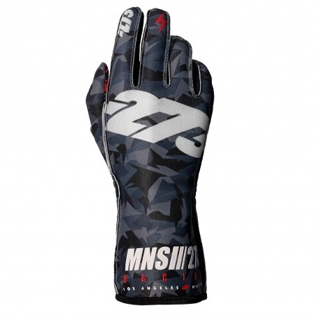 Minus 273 Camo 3 Handsker Sort-Grey-White