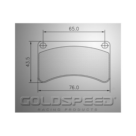 Set di Pastiglie freno Racing Wildkart Goldspeed -414