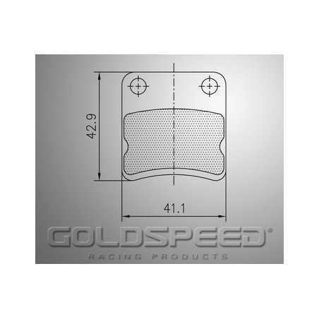 Set brake pads Energy/First/Gold For Parolin, speed Racing-4