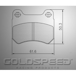Set di pastiglie Energia / Primo / Parolin da Goldspeed Corse -424