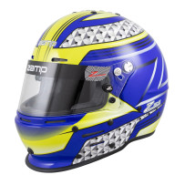 Zamp RZ 62 Blue-Green Kart Helmet | Kart Racing
