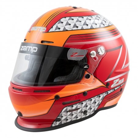 Zamp RZ 62 Rot-Orange Kart Helmet