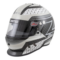 Zamp RZ 65D Carbon Black-Grey Kart Helmet | Kart Racing
