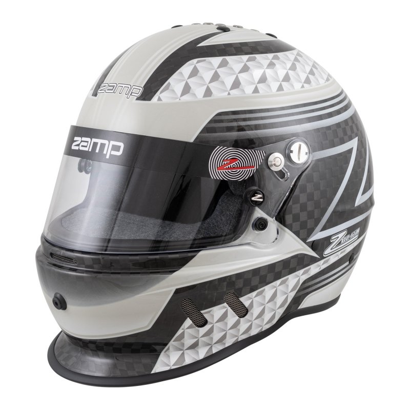 Zamp RZ 65D Carbon Preto-Grey Kart Helmet