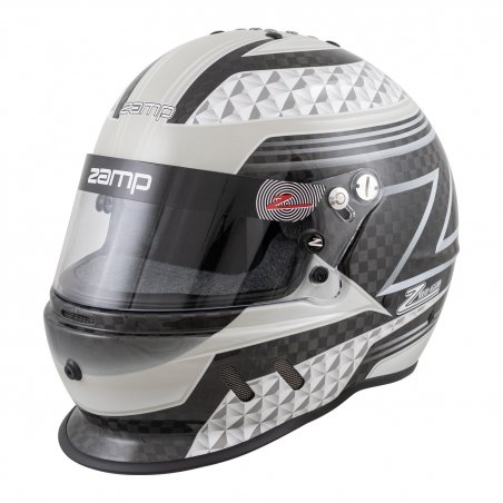 Zamp RZ 65D Carbon Schwarz-Grey Kart Helmet