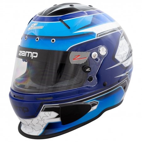 Zamp RZ 70E Switch Blauw-Licht Blauw Kart-Autosport Helm