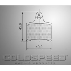 Set remblokken Haase Runner van Goldspeed Racing -456