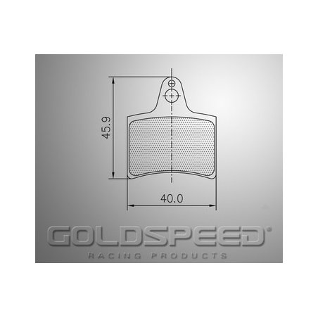 Set remblokken Haase Runner van Goldspeed Racing -456
