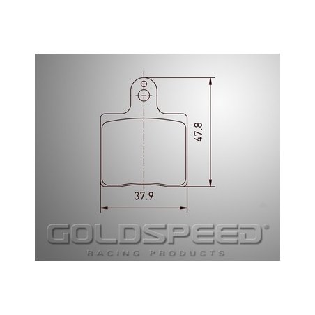 Set di pastiglie 2000 UP CRG VEN / Maddox / Gillard Racing Speed ​​Oro -472
