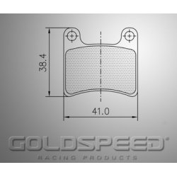 Set di Pastiglie freno Intrepid Goldspeed Corse -474
