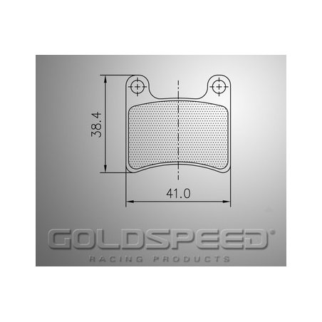 Juego de pastillas de freno Intrepid Goldspeed Carreras -474