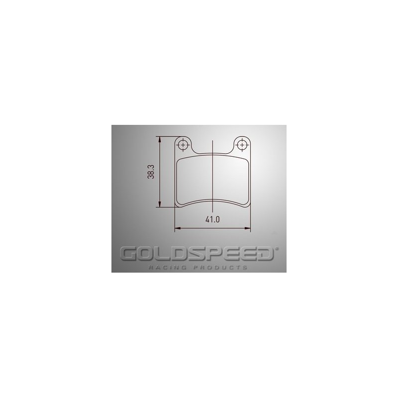 Conjunto de frenos de carreras almohadillas Goldspeed Goldspeed -476