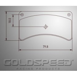 Set remblokken Birel en Wildkart van Goldspeed Racing -405