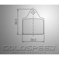 Set di Pastiglie freno Lenzo Goldspeed Corse -481