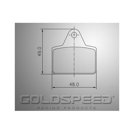 Set remblokken Lenzo van Goldspeed Racing -482