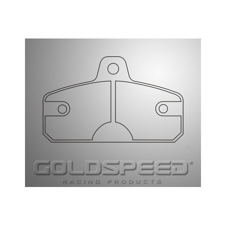 KK conjunto de pastilhas de freio / 13 milímetros Birel Speed ​​Racing Ouro -483