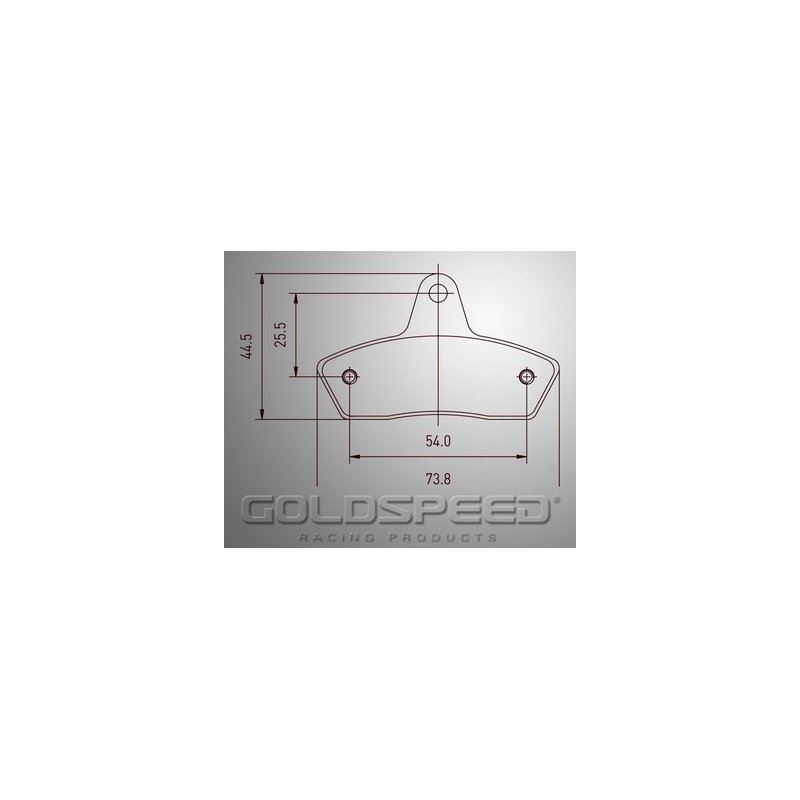 Set remblokken Haase van Goldspeed Racing -487