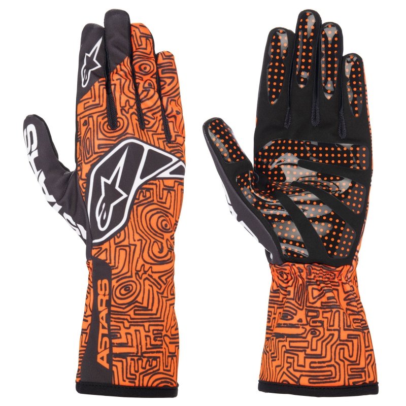 Luvas verticais Alpinestars Tech 1-K Race Fluo Orange