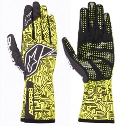 Luvas Verticais Alpinestars Tech 1-K Race V2 Amarelo Fluo