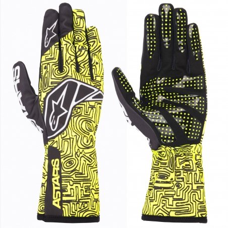 Alpinestars Tech 1-K Race V2 Vertikale hansker Fluo Gul