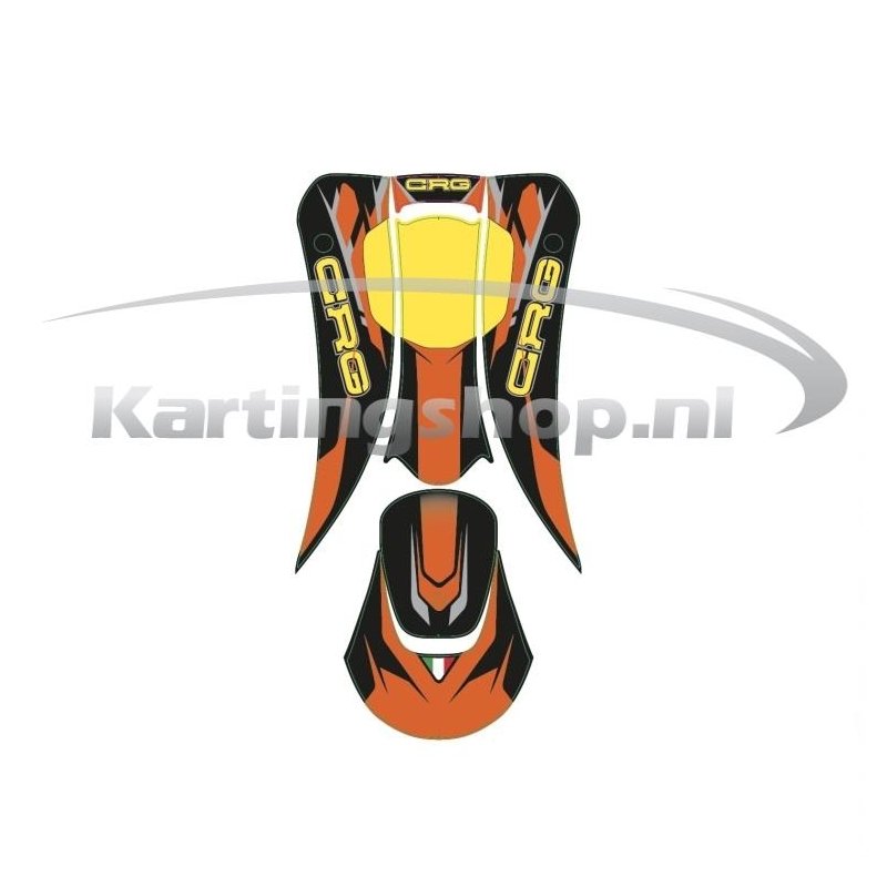 CRG KG 508 Front Spoiler Sticker Set | Karting