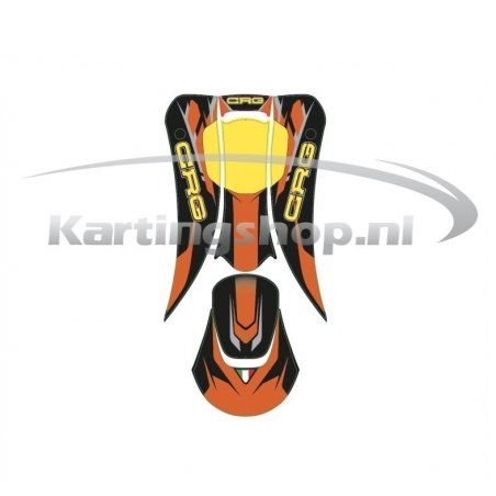 CRG KG 508 Front Spoiler Sticker Set | Kart Racing