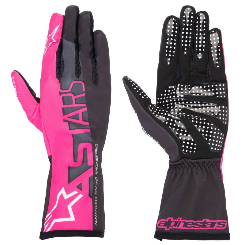 Handschuhe Alpinestars Tech 1-K Race V2 Advance Lila-Schwarz