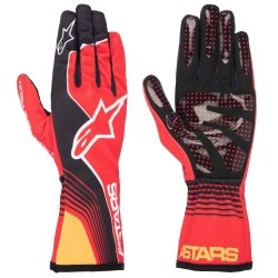 Luvas Alpinestars Tech 1-K Race V2 Future vermelho-laranja