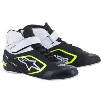 Alpinestars Tech 1-K V2 karting schoenen Zwart-White-Yello